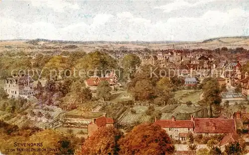 AK / Ansichtskarte  Sevenoaks__UK From Parish Church Tower 