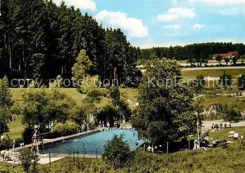 AK / Ansichtskarte 73853552 Lossburg Panorama Schwimmbad Lossburg