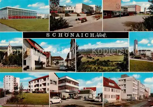 AK / Ansichtskarte  Schoenaich_Wuerttemberg Orts und Teilansichten Schoenaich Wuerttemberg