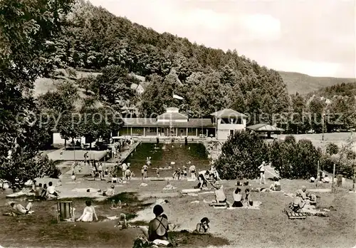 AK / Ansichtskarte  Herrenalb_Schwarzwald Schwimmbad 