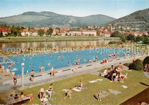 AK / Ansichtskarte  Eberbach_Baden_Neckar Strandbad 