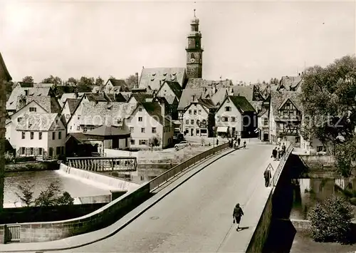 AK / Ansichtskarte 73853610 Lauf_Pegnitz Bruecke Ortspartie Lauf Pegnitz