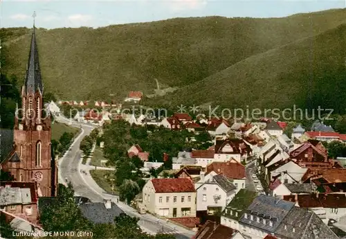 AK / Ansichtskarte 73853623 Gemuend_Eifel Teilansicht Kirche Gemuend Eifel