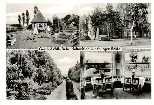 AK / Ansichtskarte  Holtorfsloh Gasthof Wilh Behr Gaststube Waldweg Holtorfsloh