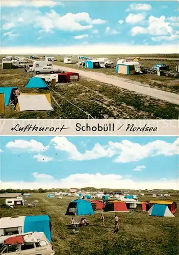 AK / Ansichtskarte  Schobuell_Husum_Nordsee Campingplatz Seeblick