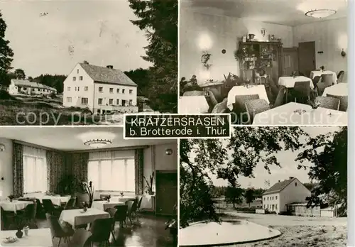 AK / Ansichtskarte  Brotterode Waldgaststaette Kraetzersrasen VEB Bad Liebenstein Brotterode