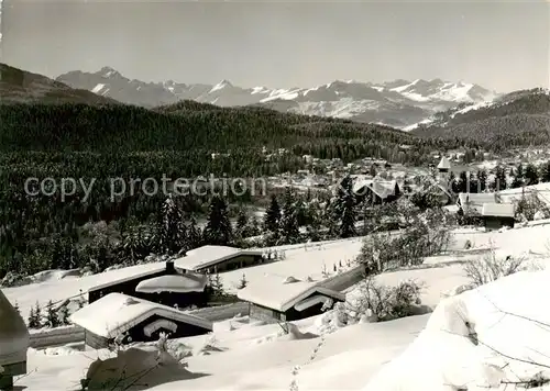 AK / Ansichtskarte  Fidaz_GR Panorama mit den Oberfaenderbergen Fidaz_GR