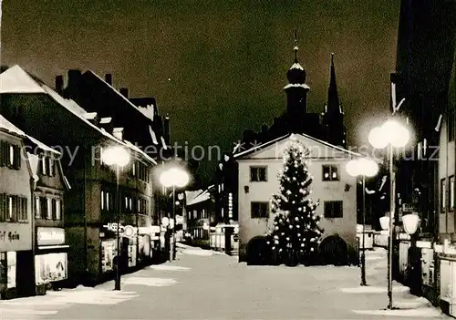 AK / Ansichtskarte 73853716 Bad_Kissingen Weihnachtliche Strassenpartie Bad_Kissingen