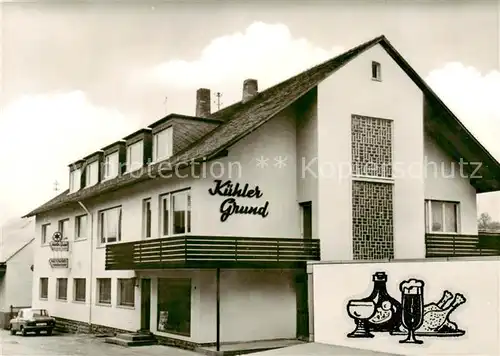 AK / Ansichtskarte  Kleinrinderfeld Gaestehaus Kuehler Grund Kleinrinderfeld