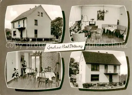 AK / Ansichtskarte  Bad_Driburg Pension Haus Stratmann Gastraeume Bad_Driburg