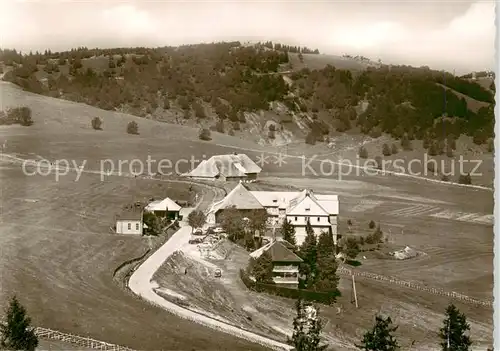 AK / Ansichtskarte  Schauinsland_Oberried_BW Hotel Halde Fliegeraufnahme 