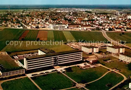 AK / Ansichtskarte  Gross-Gerau Kreiskrankenhaus Fliegeraufnahme Gross-Gerau