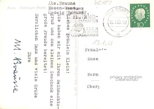 AK / Ansichtskarte  Essen__Ruhr Kettwiger Strasse Kirche 