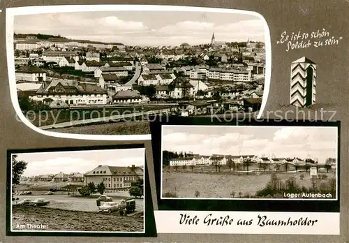 AK / Ansichtskarte  Baumholder_Nahe Panorama Am Theater Lager Aulenbach Baumholder Nahe