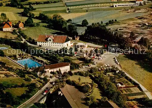 AK / Ansichtskarte 73853815 Zierenberg Fliegeraufnahme mit Hotel Restaurant Ponderosa im Westernstil Zierenberg