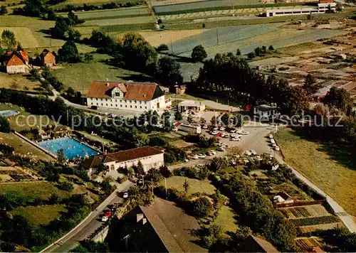 AK / Ansichtskarte  Zierenberg Fliegeraufnahme mit Hotel Restaurant Ponderosa im Westernstil Zierenberg