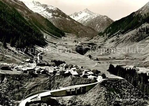 AK / Ansichtskarte  Curaglia_GR mit Piz Scopi 