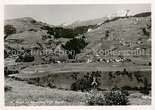 AK / Ansichtskarte  Donath_GR mit Schamserberg und Piz Beverin 