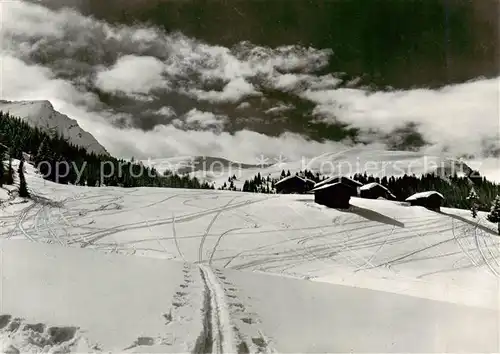 AK / Ansichtskarte  Furklis_Tschiertschen_GR Panorama 