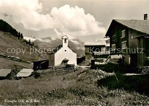 AK / Ansichtskarte  Curaglia_GR mit San Roc 
