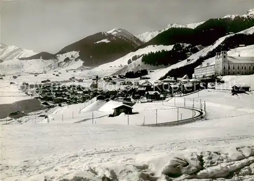 AK / Ansichtskarte  Disentis_GR Panorama Disentis GR