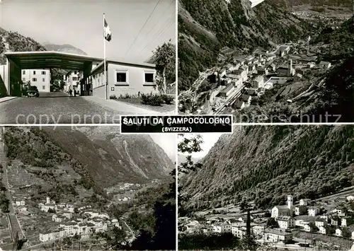 AK / Ansichtskarte  Campocologno_GR Grenze Fliegeraufnahmen Ortsansicht 