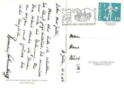 AK / Ansichtskarte  Disla_Disentis_GR mit Cavdiras 