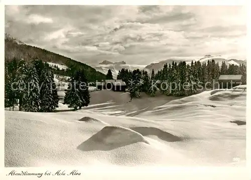 AK / Ansichtskarte  Acla_Alva_Curaglia_GR Panorama 