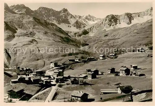 AK / Ansichtskarte  Inner-Arosa_GR mit Erzhorn 