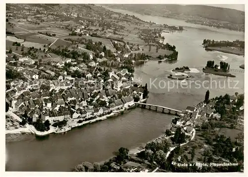 AK / Ansichtskarte  Stein_Rhein_SH Fliegeraufnahme 