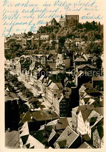 AK / Ansichtskarte  Marburg_Lahn Landgrafen Schloss Marburg_Lahn