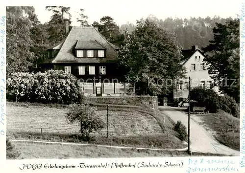 AK / Ansichtskarte  Pfaffendorf_Koenigstein FDGB Erholungsheim Terrassenhof Pfaffendorf_Koenigstein