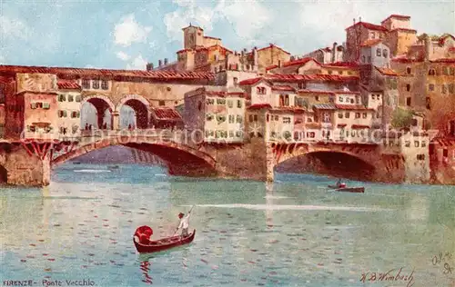 AK / Ansichtskarte  Verlag_Tucks_Oilette_Serie Firenze Ponte Vecchio 