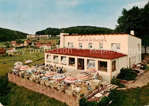 AK / Ansichtskarte  Gras-Ellenbach_Grasellenbach Café Huegel Kneipp- und Luftkurort 