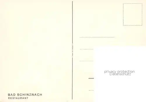 AK / Ansichtskarte  Bad_Schinznach Restaurant Kuenstlerkarte Bad_Schinznach