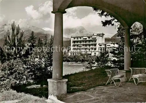 AK / Ansichtskarte  Crans-sur-Sierre_VS Hotel Beau Sejour et le Rawil Alpes 