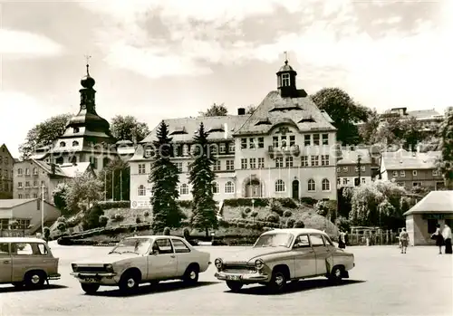 AK / Ansichtskarte  Klingenthal_Vogtland Marktplatz Klingenthal_Vogtland