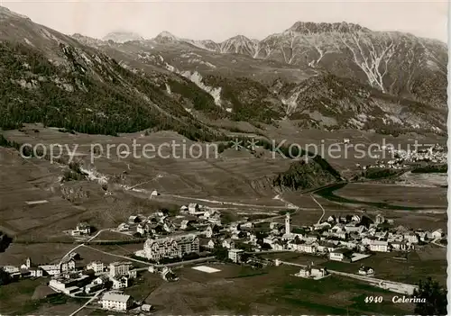 AK / Ansichtskarte  Celerina_GR Fliegeraufnahme Celerina_GR