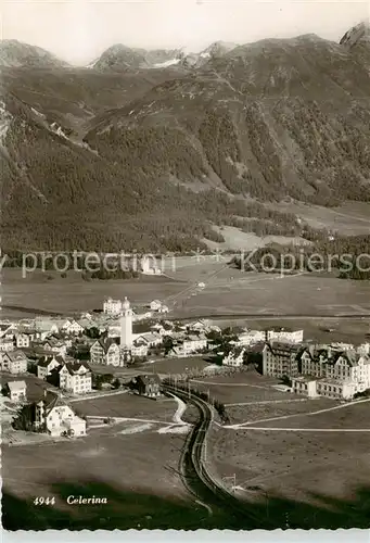 AK / Ansichtskarte  Celerina_GR Fliegeraufnahme Celerina_GR