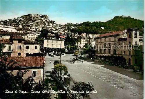 AK / Ansichtskarte  Rocca_di_Papa_Roma_IT Piazza della Repubblica e Panorama parziale 