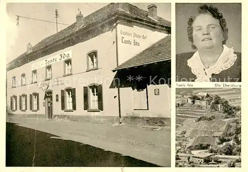 AK / Ansichtskarte  Ebernburg_Bad Muenster_am_Stein-Ebernburg Gasthaus Pension Tante Ida Die Ebernburg 