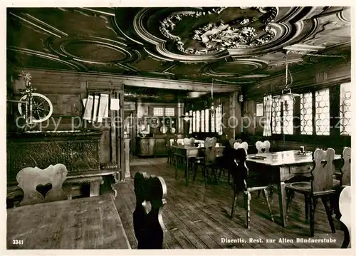 AK / Ansichtskarte  Disentis_GR Restaurant zuer Alten Buendnerstube Disentis GR
