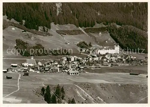 AK / Ansichtskarte  Disentis_GR Fliegeraufnahme Disentis GR