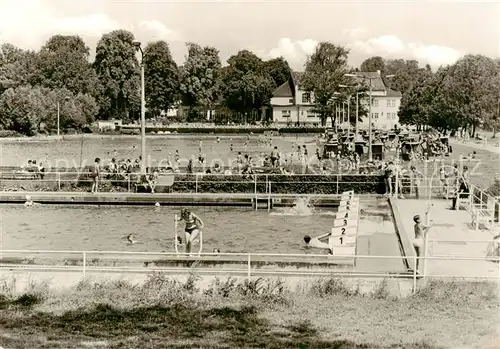 AK / Ansichtskarte  Muehlhausen_Thueringen Schwimmbad Muehlhausen Thueringen