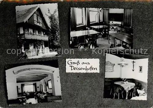 AK / Ansichtskarte 73854137 Deisenhofen_Muenchen Gaststaette Gastraeume Deisenhofen Muenchen