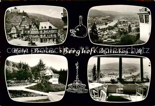 AK / Ansichtskarte  Miltenberg_Main Hotel Pension Beerghof Panorama Gaststube Miltenberg Main