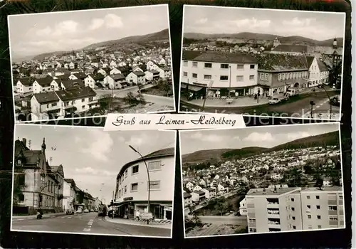 AK / Ansichtskarte  Leimen_Baden_Heidelberg Ortsansichten Strassenpartien 