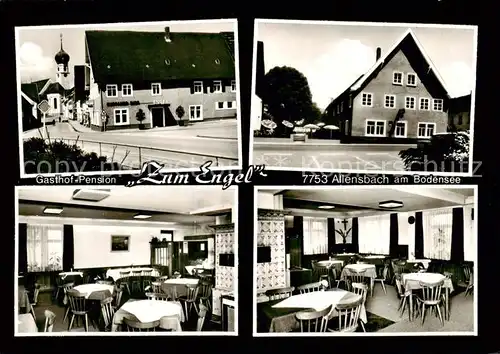 AK / Ansichtskarte  Allensbach_Bodensee Gasthof Pension Zum Engel Gastraeume Allensbach_Bodensee