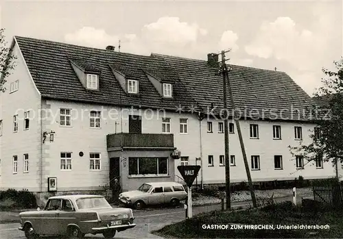 AK / Ansichtskarte 73854164 Unterleichtersbach_Oberleichtersbach Gasthof zum Hirschen 