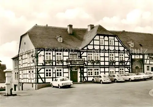 AK / Ansichtskarte 73854192 Hirschberg_Sauerland_Warstein Gasthof Cramer 